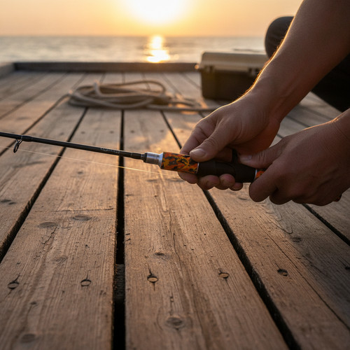 Canna pesca per spinning - da,