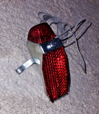 Fanalino BIEMME Faro Bici METALLO Bicicletta Bacchetta Graziella Touring NUOVO