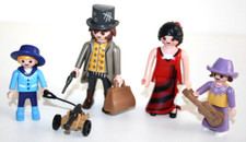 PLAYMOBIL 6323 FAMILLE DU FAR WEST WESTERN FAMILY COMPLET