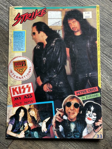 Kiss fanzine magazine - kiss,