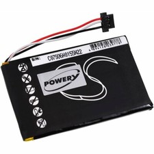 Batteria per Navigon 70 Plus 3,7V 1200mAh/4,4Wh Li-Polymer Nero