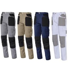 Pantaloni da lavoro Cotone 4 Stagioni Stretch Multitasche ISSA LINE 8730 estivi 