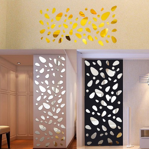 Adesivo specchio parete 3d - specchio,
