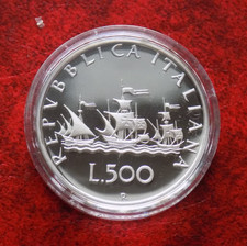 500 Lire 1994 Proof Caravelle