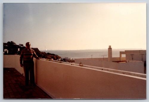 Foto epoca uomo terrazza - d'epoca,