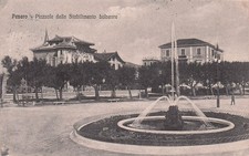 30-64) PESARO PIAZZALE STABILIMENTO BALNEARE HOTEL VILLA ANTONELLI VIAGGIATA