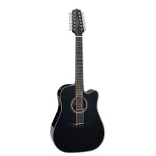 Takamine GD30CE-12 BLK Dreadnought Chitarra elettrica acustica 12 corde, Nero