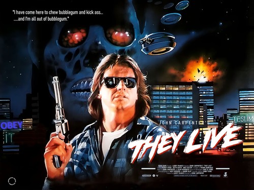 They live 1988 quad poster - 1988,