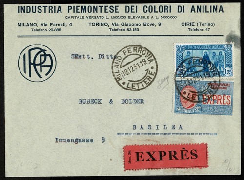 Busta pubblicitaria lettera