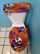 SET COPRISEDILE WC E COPRIVASO IN PILE ROCK STAR PANDA