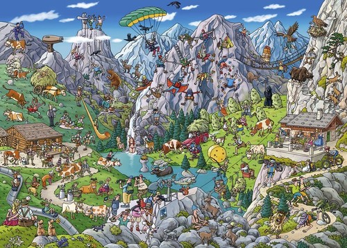Heye alpine fun puzzle 1000 - heye:, fun: