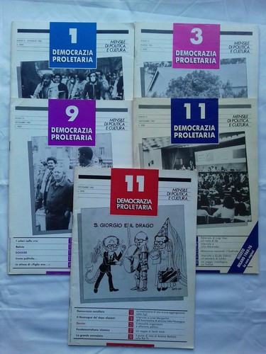 Democrazia proletaria mensile - democrazia, proletaria.
