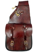 Borsa da sella Western Horse, borsa da sella in pelle pieno fiore, stoffe per cavalli