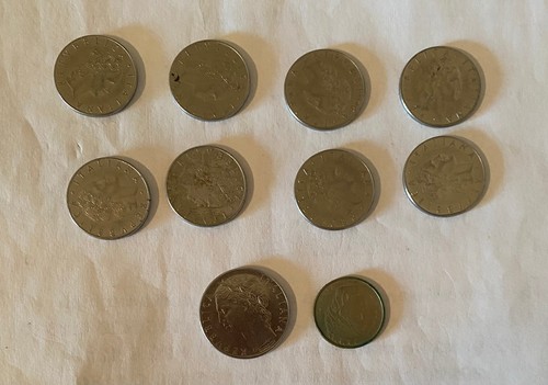 Lotto monete 100 lire - lotto, da