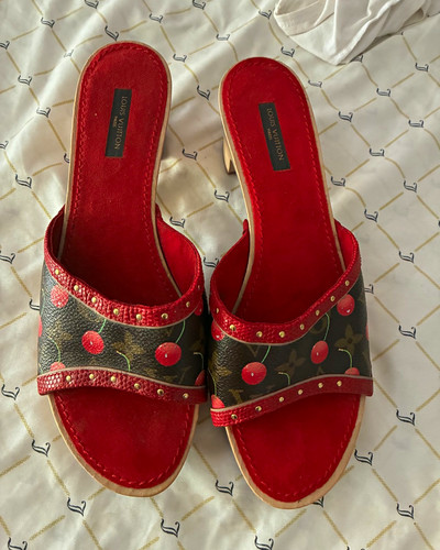 Zoccoli legno louis - zoccoli, vuitton