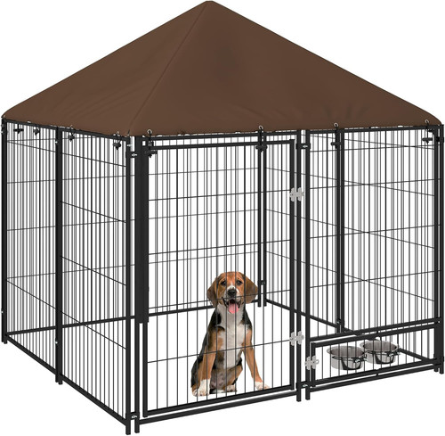 Recinto per cani metallo - in,
