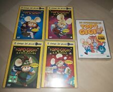 12 dvd TOPO GIGIO LOTTO STOCK LE FAVOLE LA MAGIA L'AVVENTURA IL NATALE + COFANET