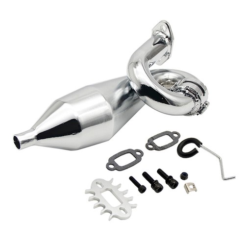 Tubo tuned scarico - cromato, per
