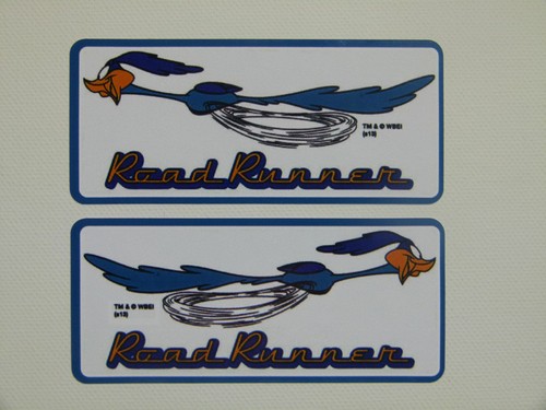 Adesivi road runner - runner, vintage