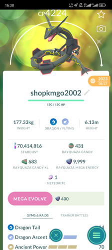 Shiny rayquaza lv50 - rayquaza, 3