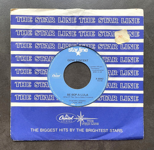 Gene vincent - 7",
