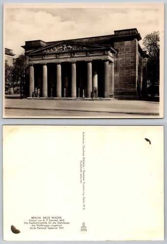 Cartolina berlino neue - neue, wache