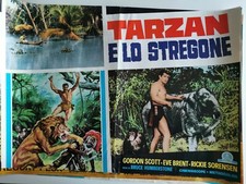 FOTOBUSTA TARZAN E LO STREGONE GORDON SCOTT, EVE BRENT, RICKIE SORENSEN 3