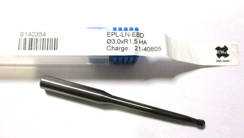 Osg vhm fresa sfera - vhm,