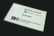 Catalogo Originale Di Ricambi Per Furgoni Multicar 25 4X4 1984 IFA