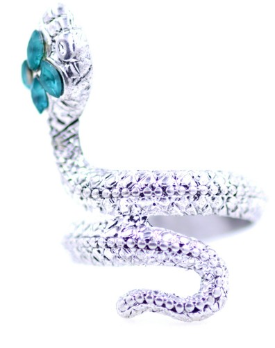 Anello serpente arrotolato