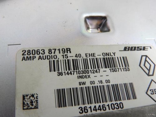 Amplificatore audio renault - audio,