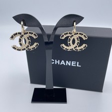 Orecchini Chanel grandi CC a