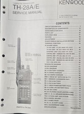 Service Manual KENWOOD TH28