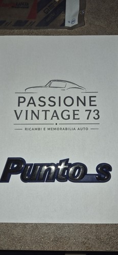 Scritta punto per fiat - per,