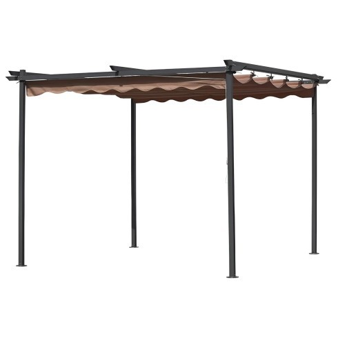 Pergola 3x3 con telo - con,