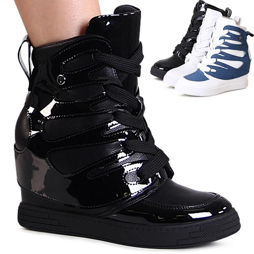 Scarpe donna suola zeppa - a,