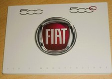 USO MANUTENZIONE FIAT 500 e Fiat 500c ,Istruzioni Fiat 500 anno 2015/2016