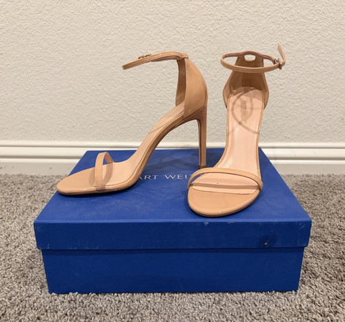 Stuart weitzman beige vernice - stuart,