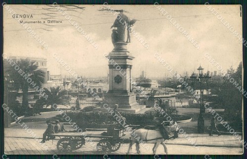 Genova città carretto cavalli - città,