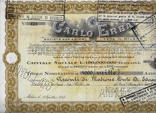 1947 * CARLO ERBA * AZIONE DEL