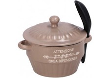Zuppiera in ceramica con
