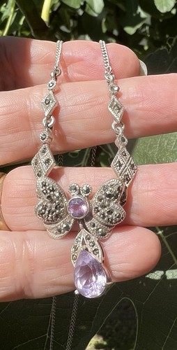 Collier ancien améthyste - collier,