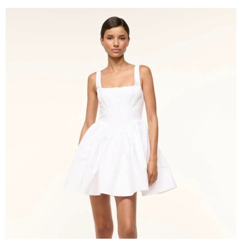 Staud landscape dress white - staud,