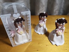 BOMBONIERA COMPLETA CON BIMBA 3D PERSONALIZZATA COMUNIONE CRESIMA HANDMADE