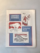 Libro da colorare servizio postale Stati Uniti 1994 pubblicazione 39 francobolli NOS