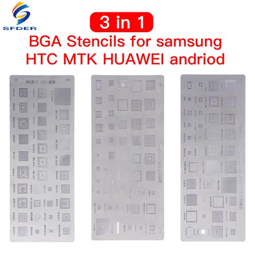 Kit stencil bga universali - kit, per