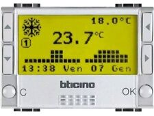 BTICINO LIVINGLIGHT NT4451 CRONOTERMOSTATO CONTROL REMOTO (Adatta L4451 N4451)