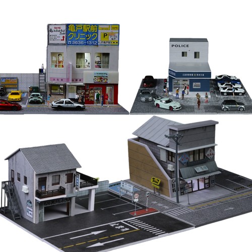 Diorama garage modello - diorama,