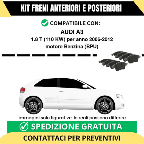 Pastiglie freno ant post - freno,
