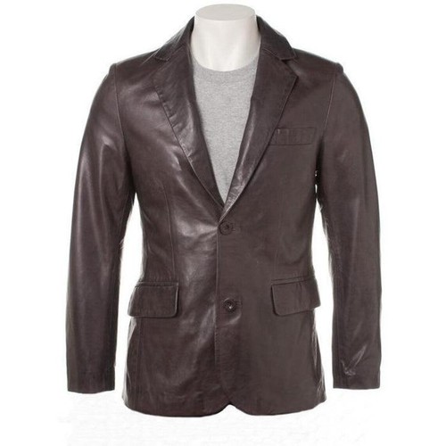 Giacca blazer uomo vera pelle